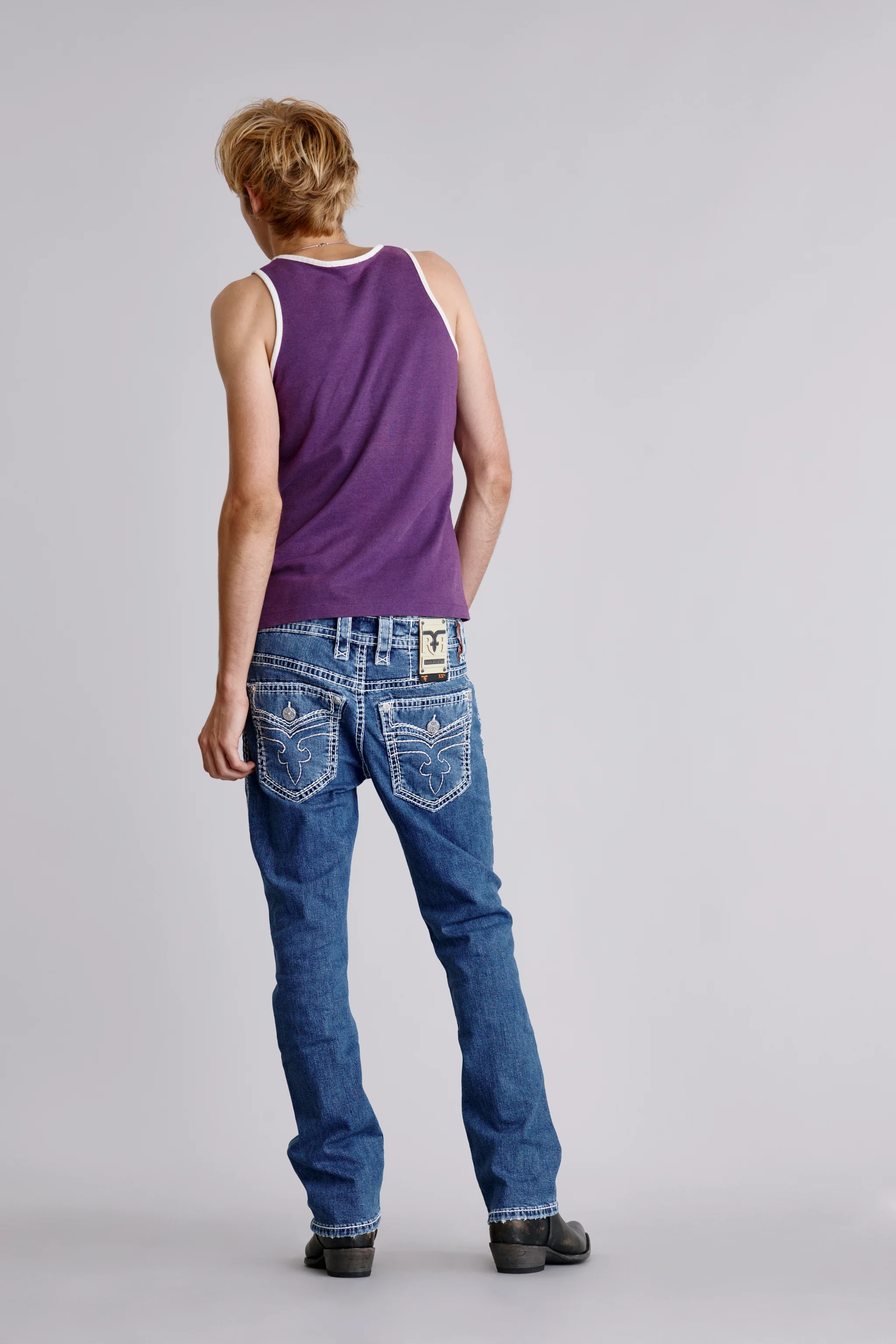 Titan Relaxed Straight in Medium/White - Image 3