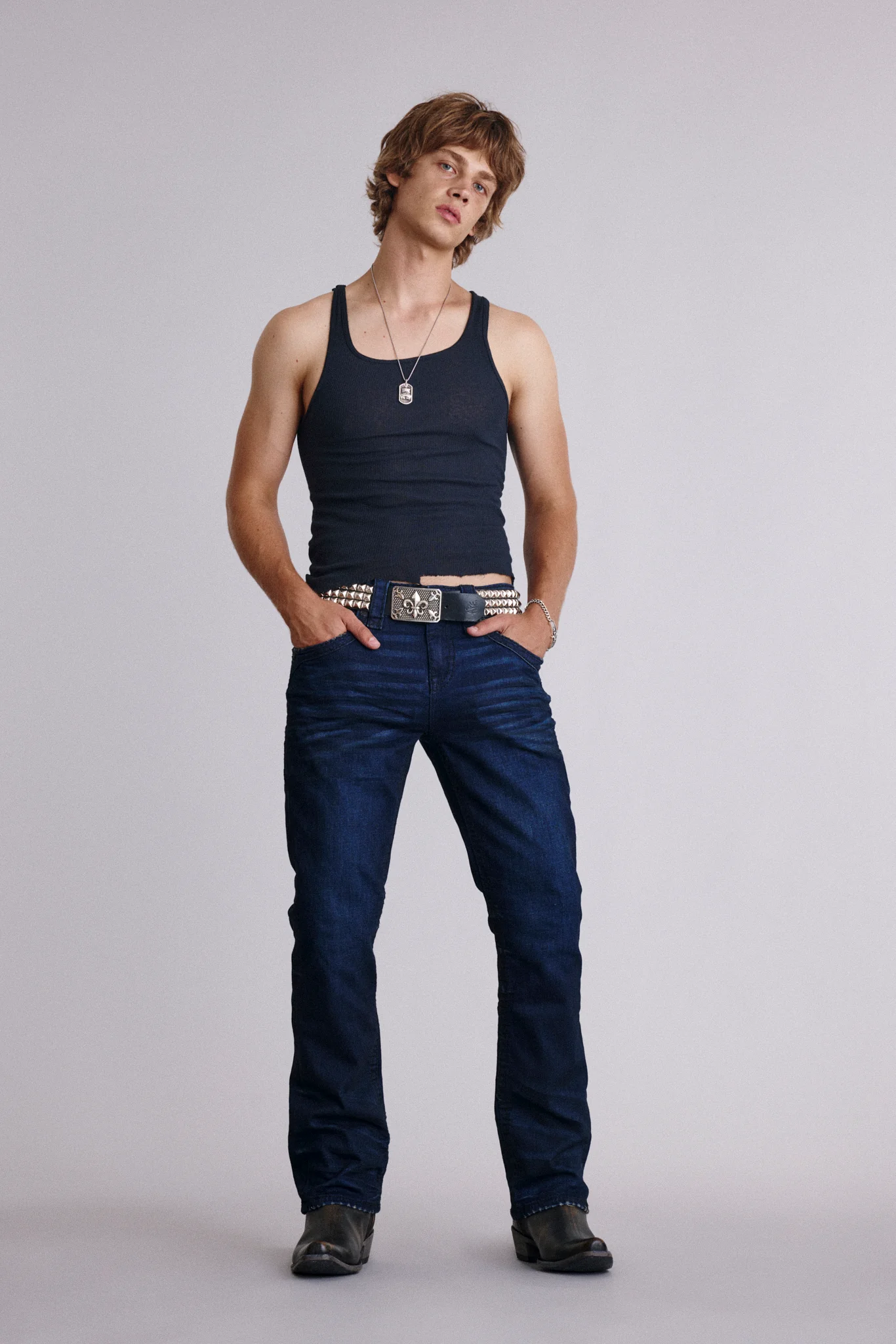 Titan Relaxed Straight in Dark Wash - Image 3