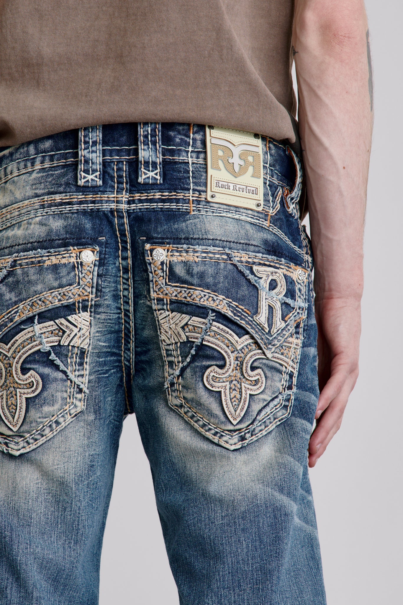 Tyrone Denim Shorts in Medium Blue - Image 3
