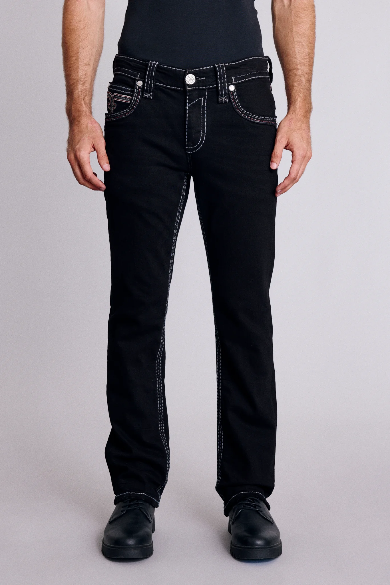 Tyrone Straight Jeans in Black - Image 3