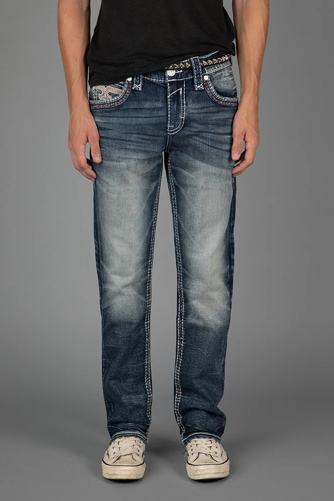 Tyrone Straight Jeans in Dark Blue - Image 3