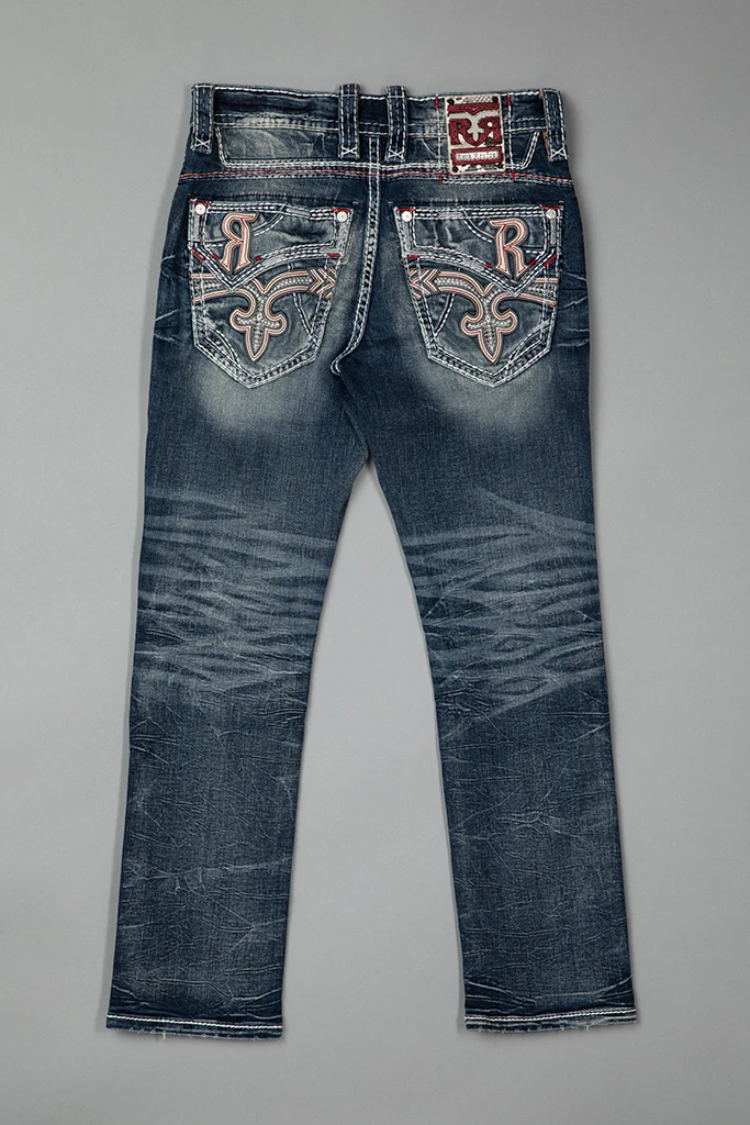 Tyrone Straight Jeans in Dark Blue - Image 4
