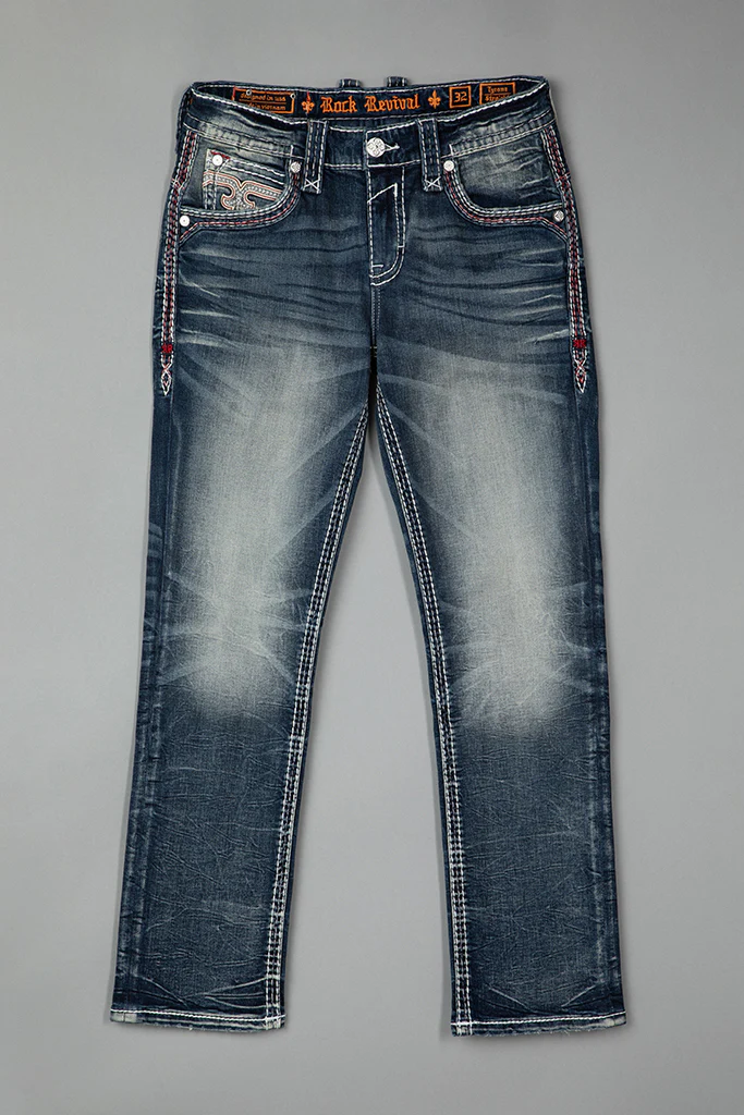 Tyrone Straight Jeans in Dark Blue - Image 5