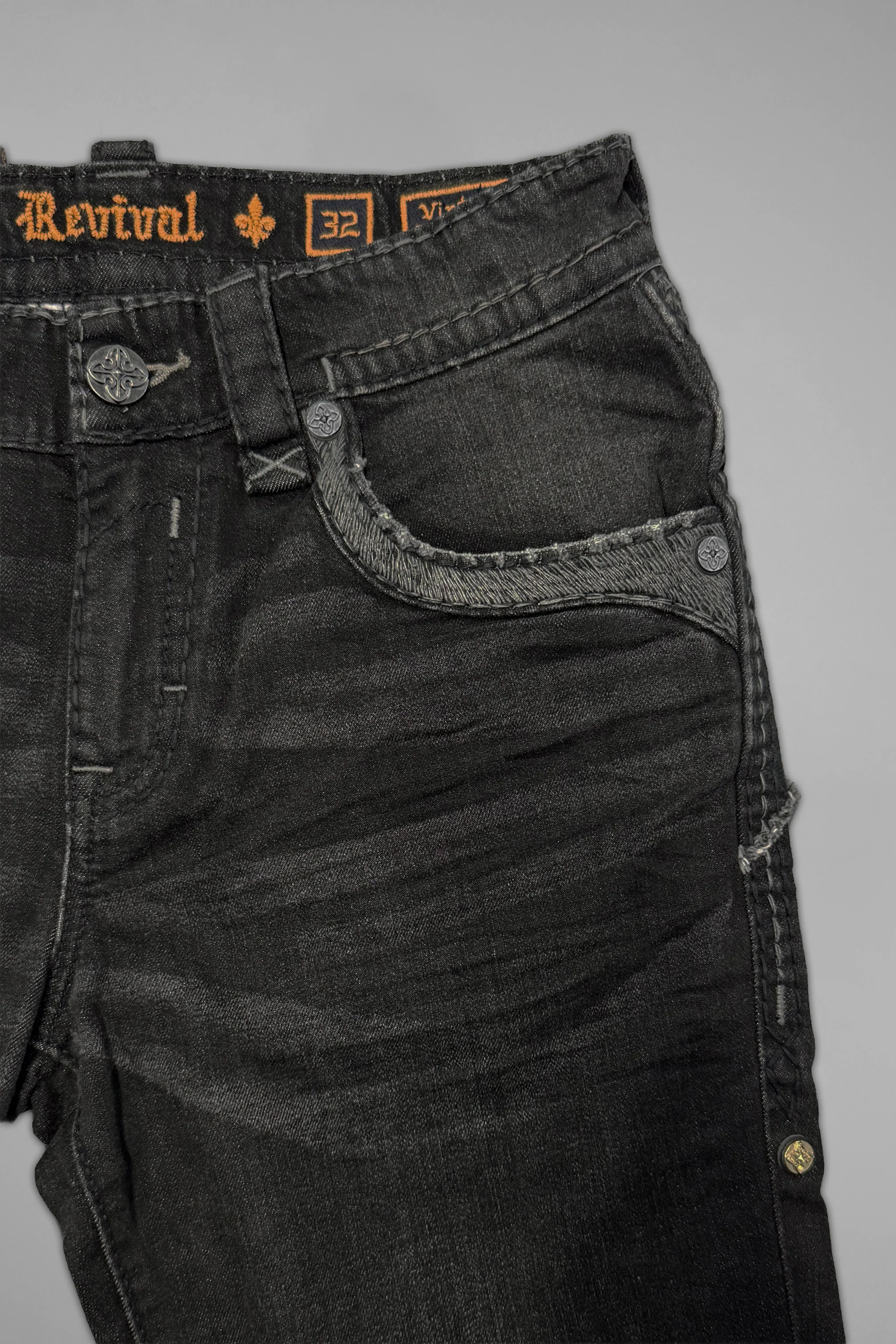 Vinton Straight Jeans in Gray Wash - GR Collection - Image 8