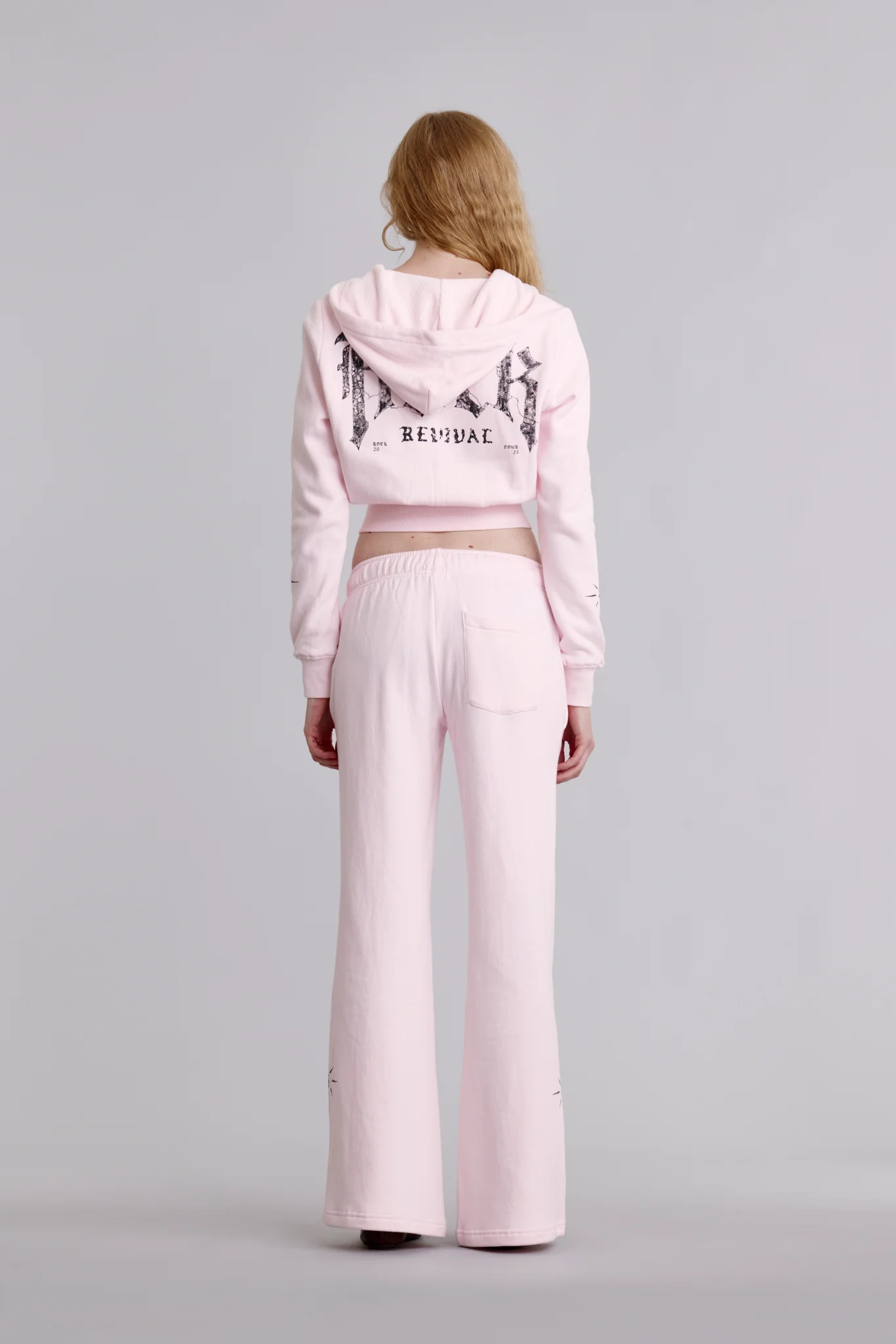 Starburst Fitted Cropped Hoodie - Image 4