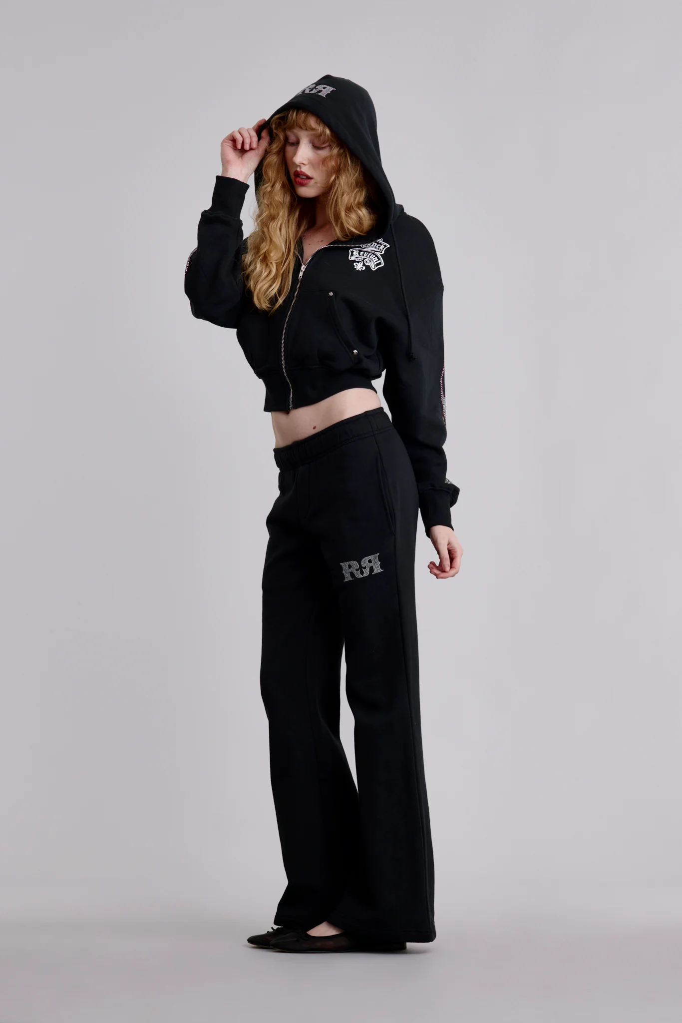 Chrome Flame Flare Sweatpants - Image 3