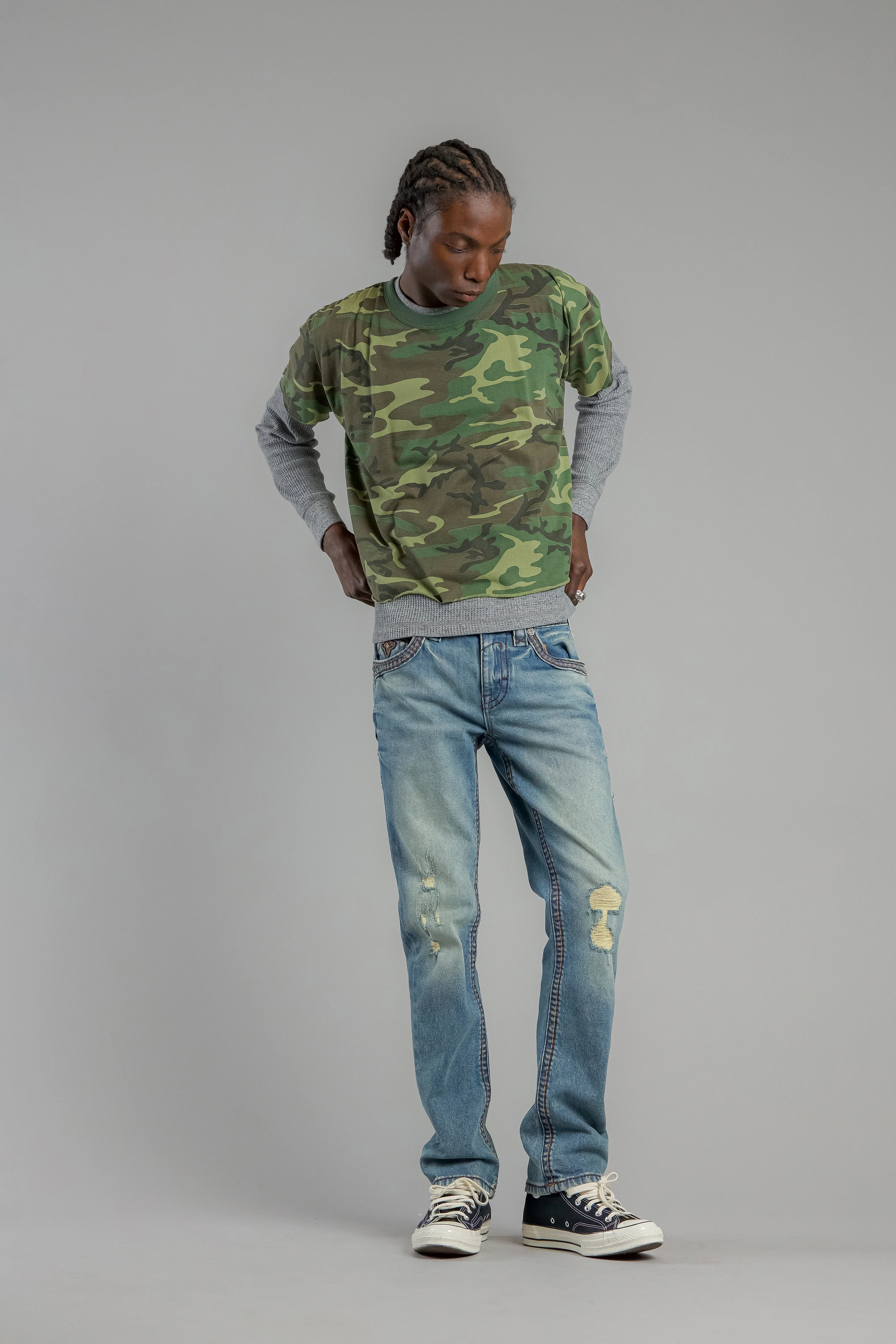 Wes Straight Jeans Light Vintage Blue