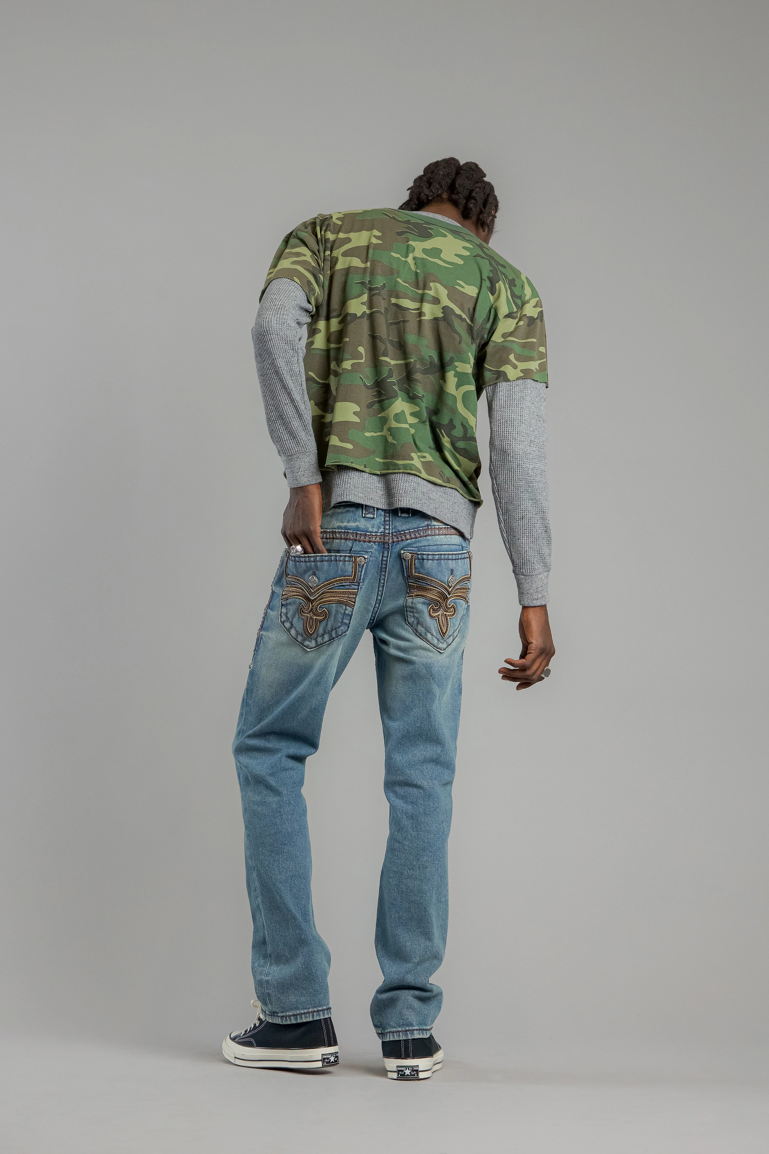 Wes Straight Jeans Light Vintage Blue - Image 3