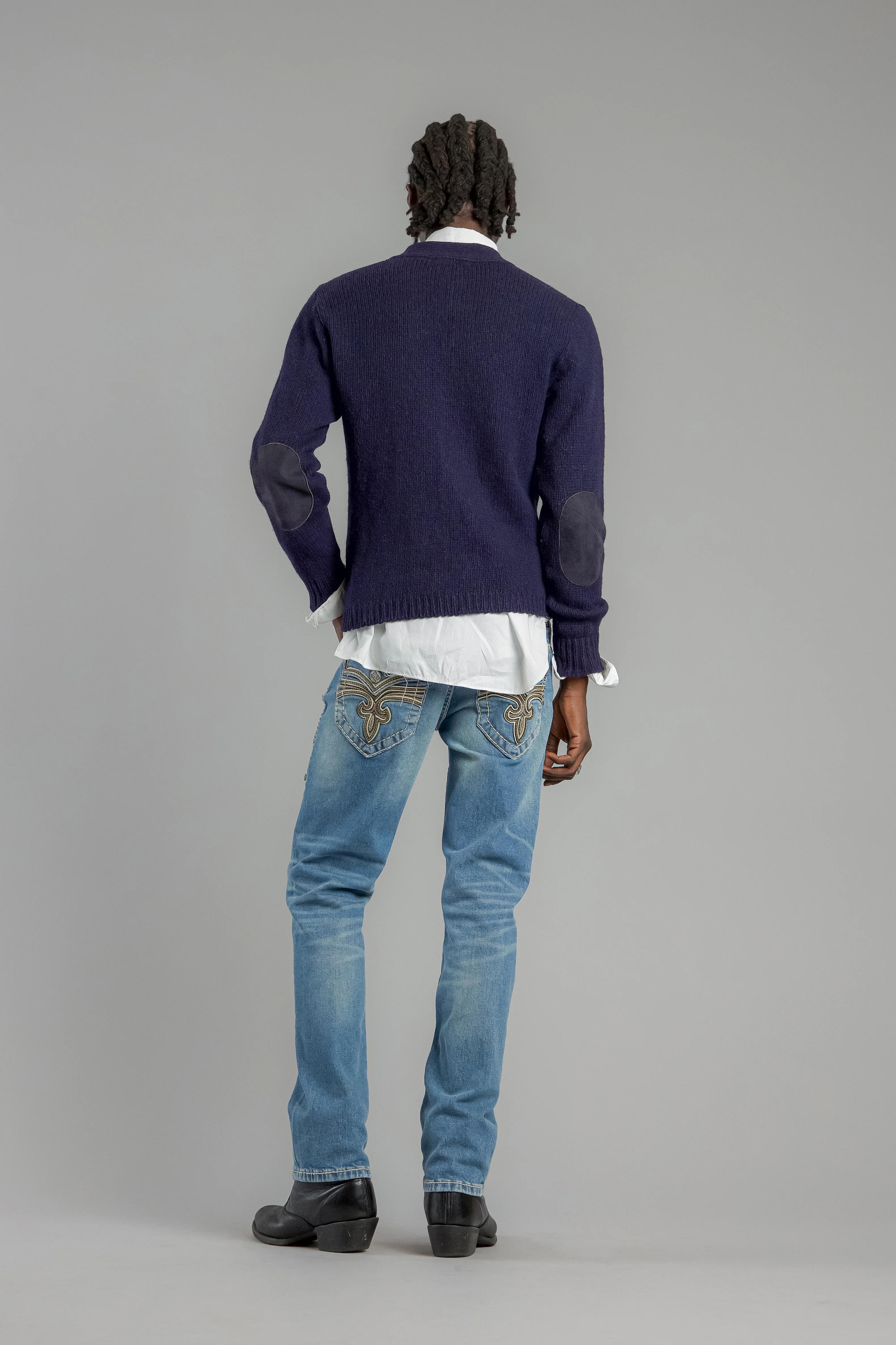 Wes Straight Jeans Vintage Blue - Image 3
