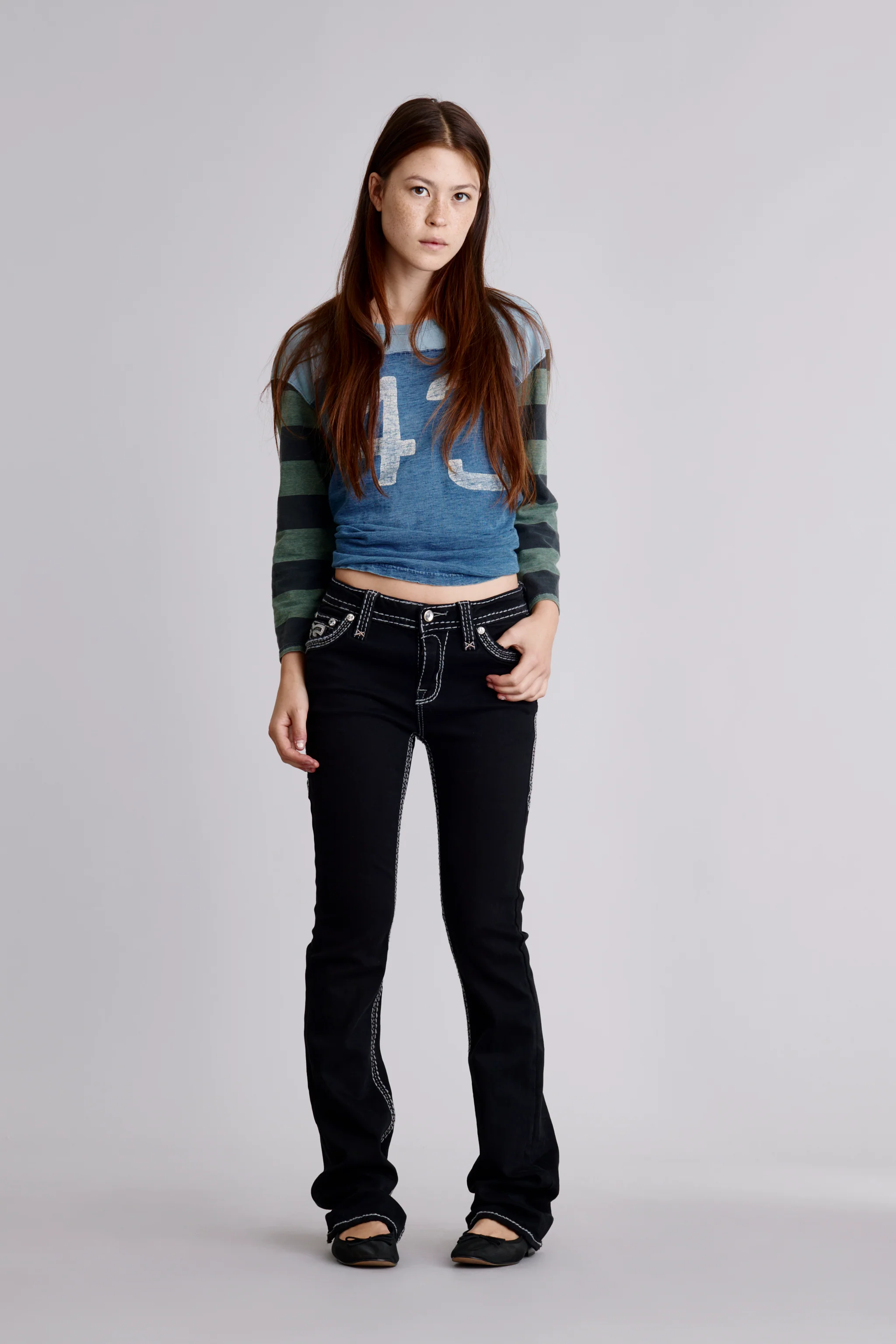 Yucca Bootcut Jeans in Black