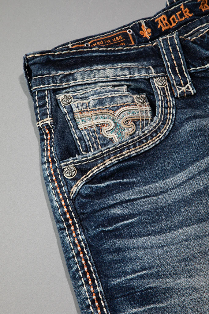 Zaid In Blue Bootcut Jeans - Image 10