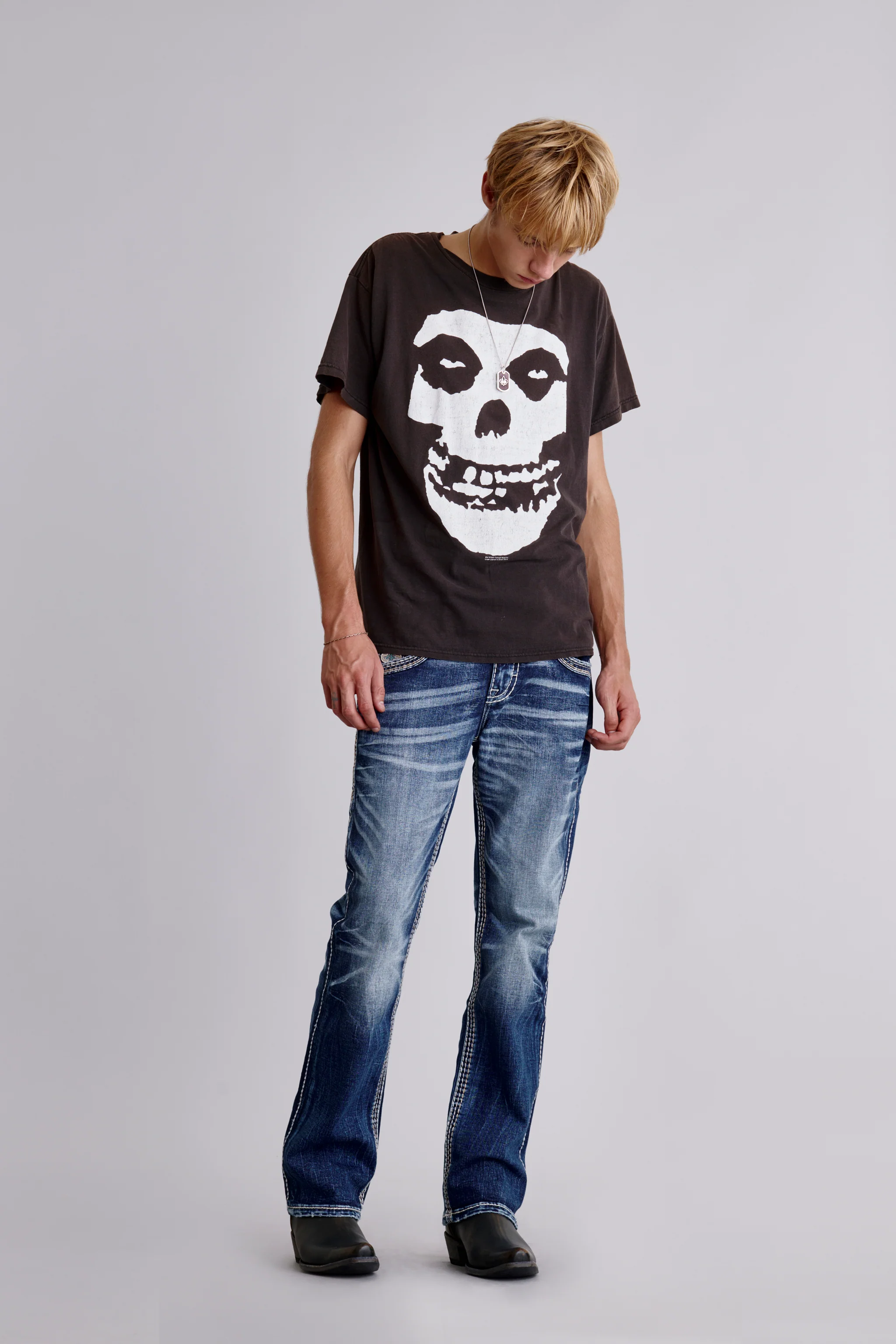 Zaid In Blue Bootcut Jeans - Image 3
