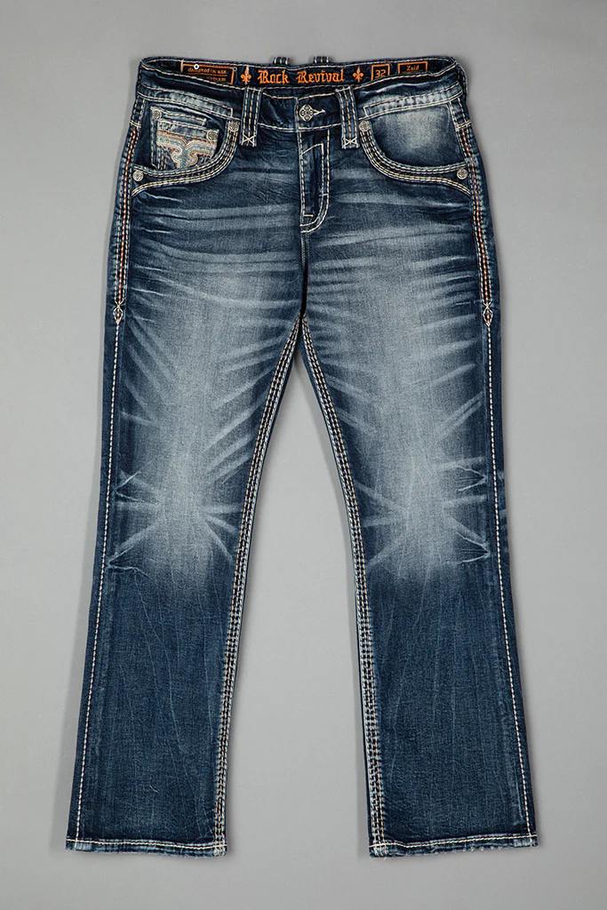 Zaid In Blue Bootcut Jeans - Image 8