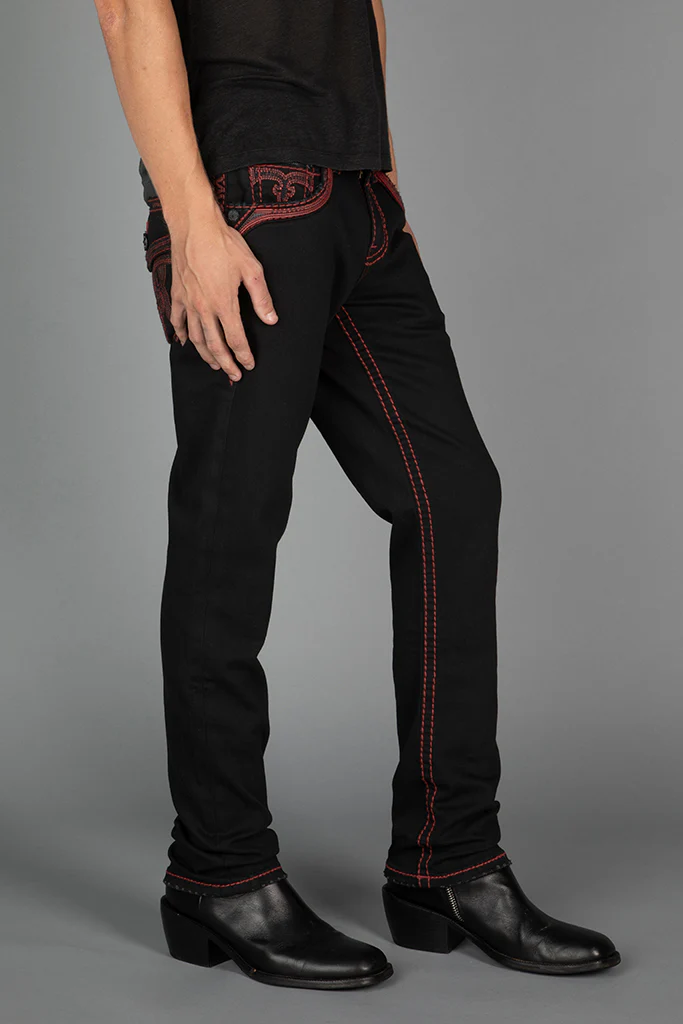 Zinfandel Alt Straight Jeans in Black - Image 8