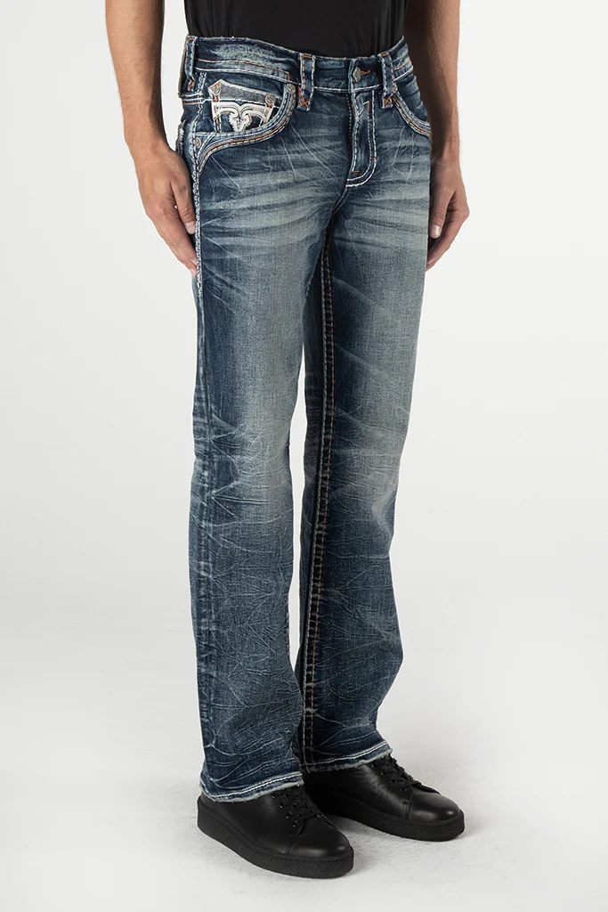 Zinfandel Bootcut Jeans in Medium Blue - Image 2