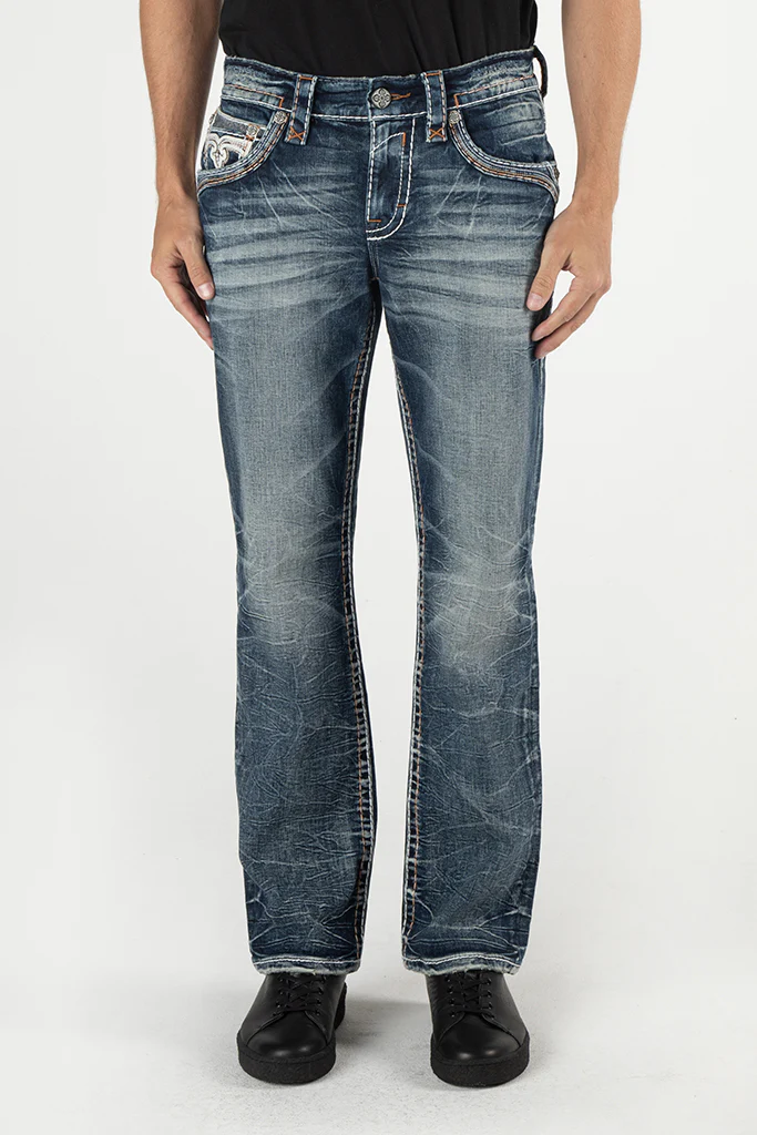 Zinfandel Bootcut Jeans in Medium Blue - Image 3