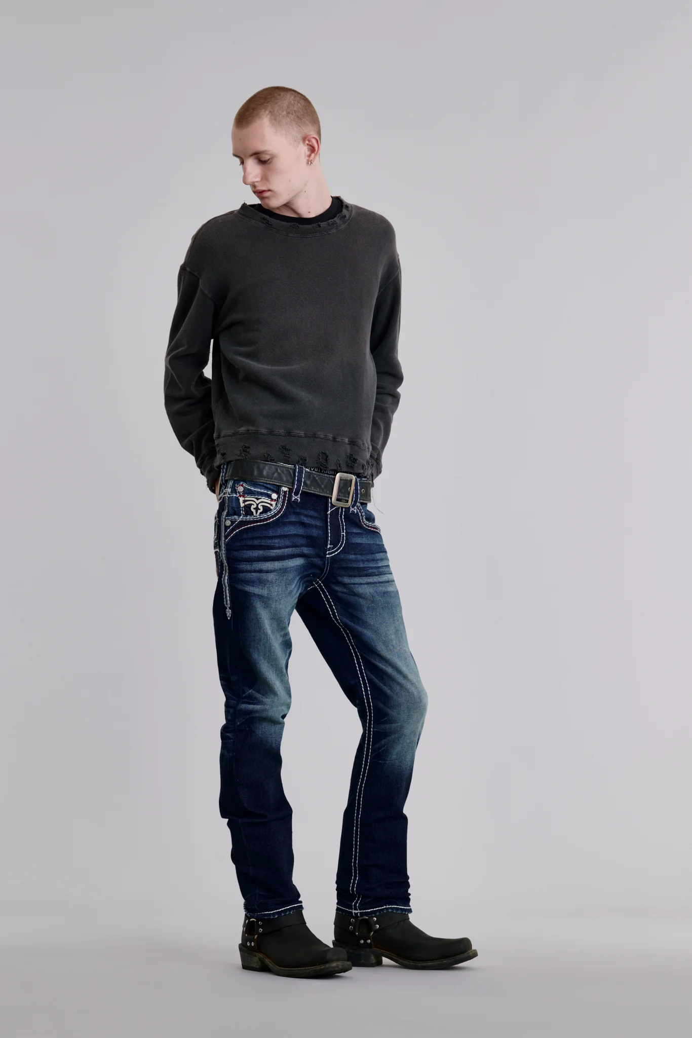 Zinfandel Straight Jeans in Dark Blue