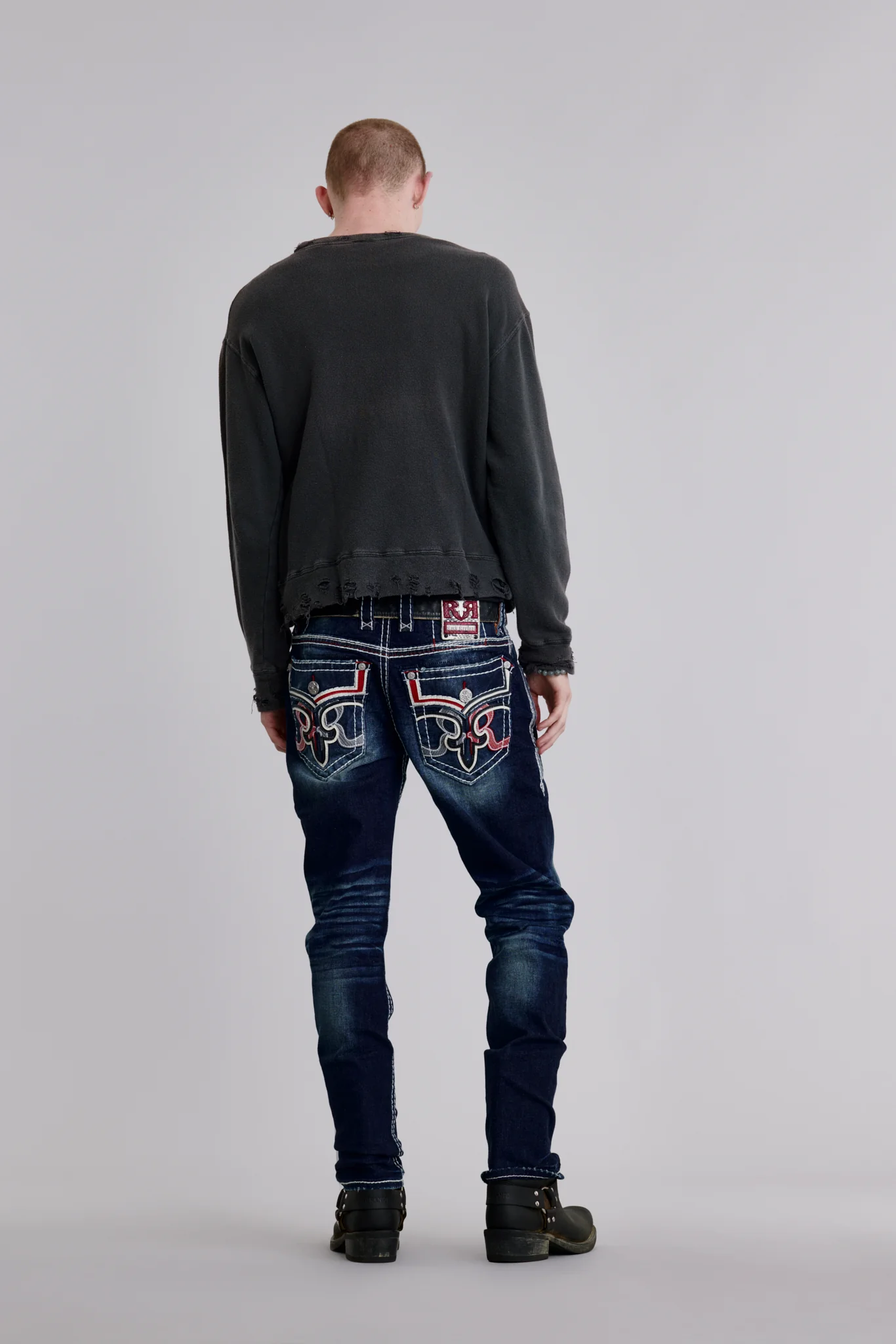 Zinfandel Straight Jeans in Dark Blue - Image 3