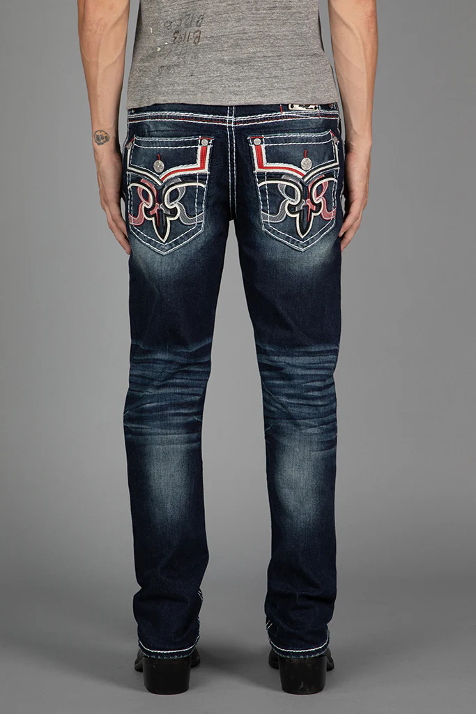 Zinfandel Straight Jeans in Dark Blue - Image 6