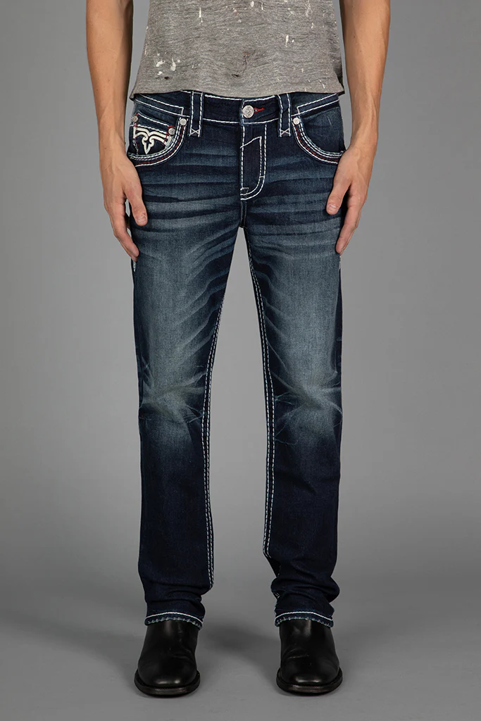 Zinfandel Straight Jeans in Dark Blue - Image 8